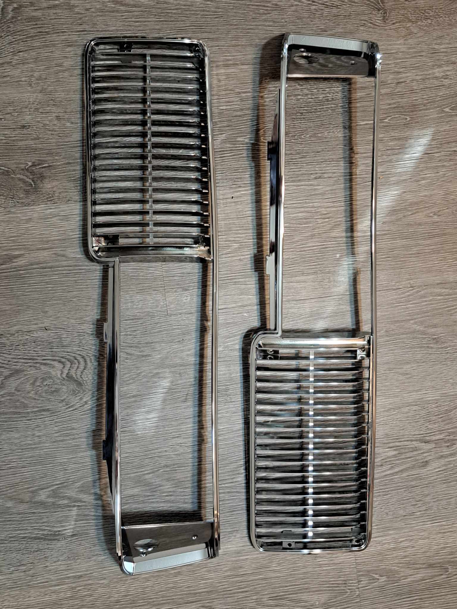 1986-1988 Oldsmobile Cutlass New OEM "Euro" Headlamp Bezel & Grille Set