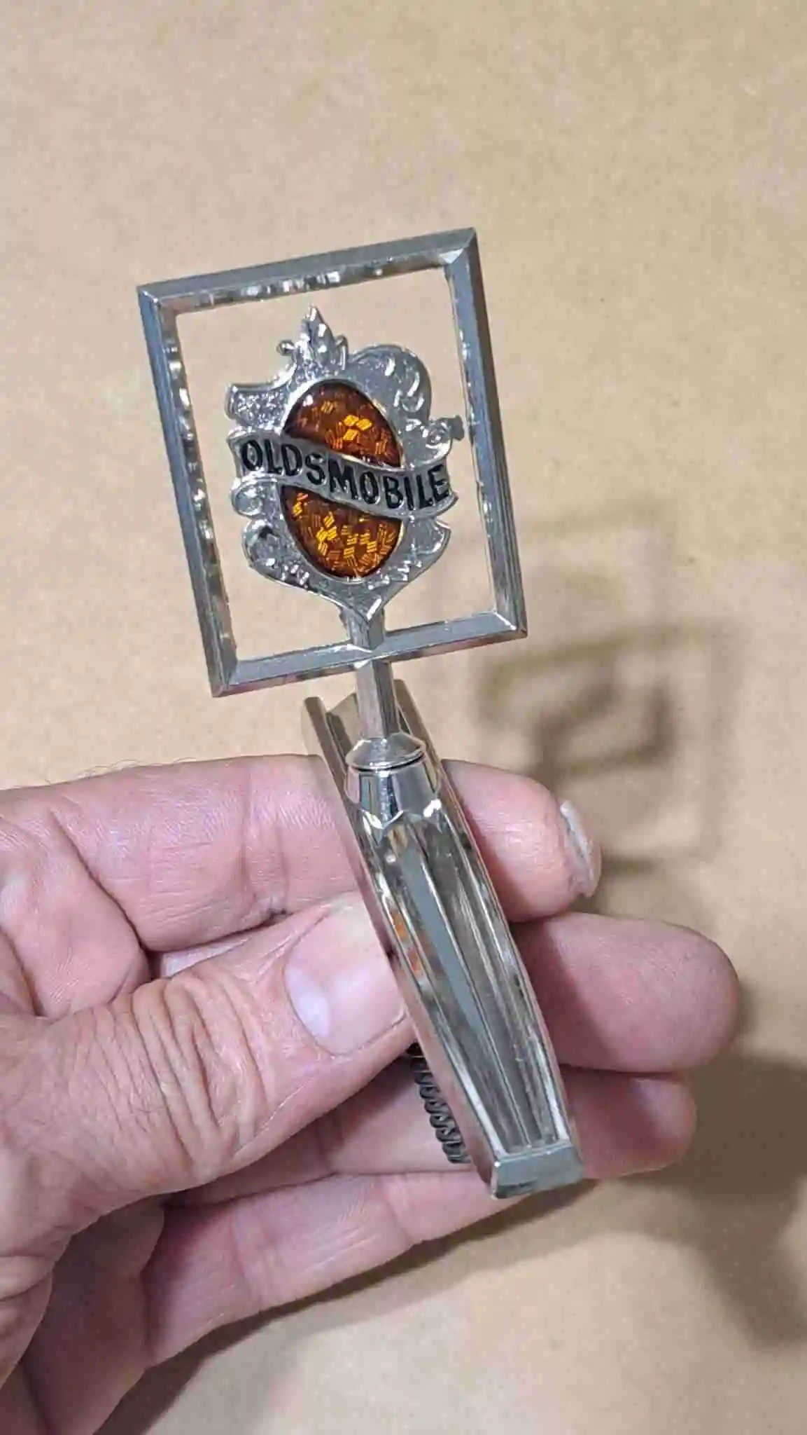 1986-1988 "Euro" Cutlass Custom Gold Jewel Header Panel Ornament